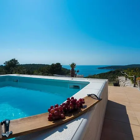 別荘 Isolated Paradise Adio Mare Brac ミルナ